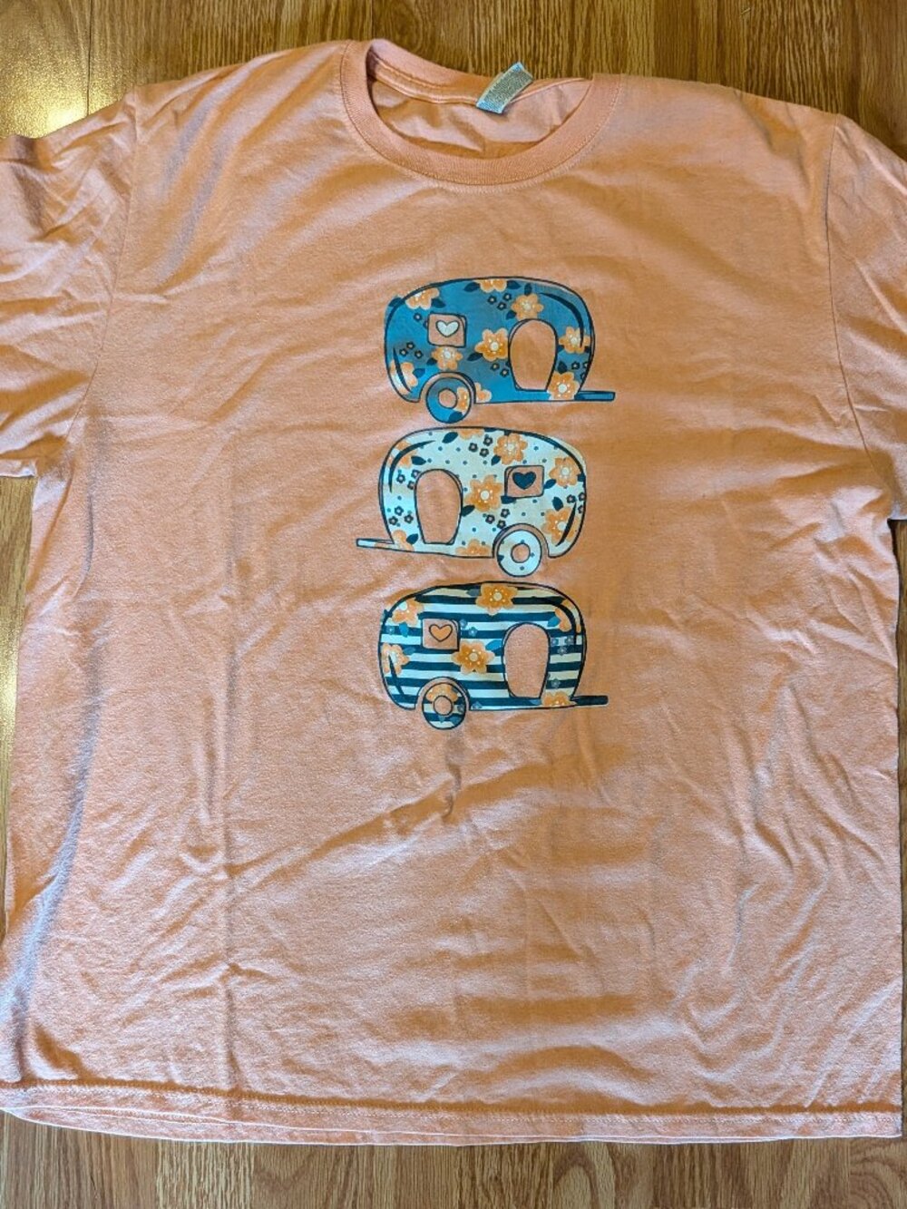 Women's size XL camping tee shirt